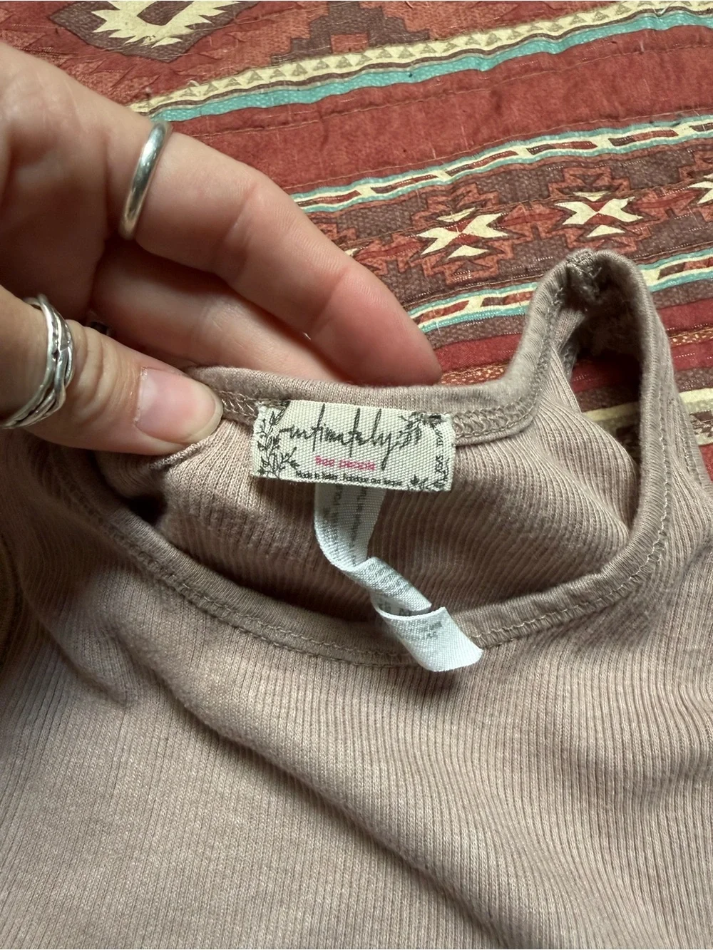 Free People Ribbed Tank Top XS